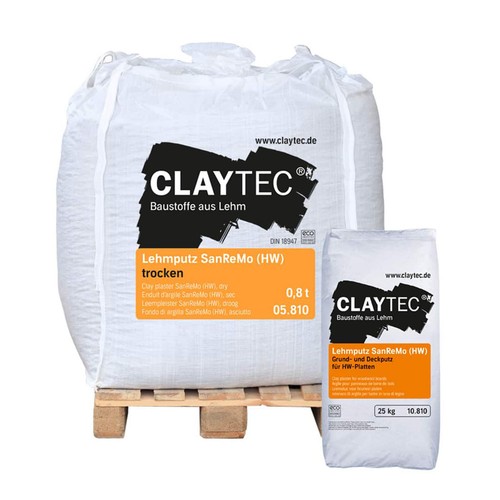 Claytec lehmputz sanremo - claytec, 25kg