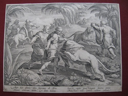 Cornelis galle löwenjagd - galle:,