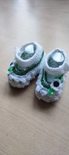 Babyschuhe gestrickt Ballerina
