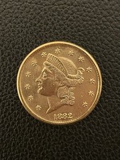 20 US Dollar American Double Eagle Liberty Head 1882 - Kopie 