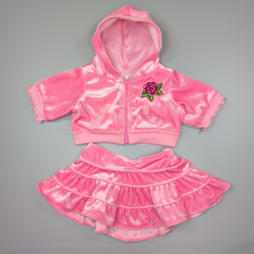 Build bear pink velour - bear,