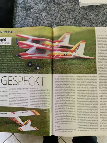 Bauplan für elektroflugzeug - bauplan,