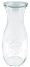 Weck Glasflasche Saftflaschen Glas 0,5 L 6 StÃ¼ck Flasche fÃ¼r SÃ¤fte, WeckglÃ¤s
