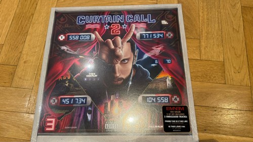 Vinyl eminem curtain - eminem,