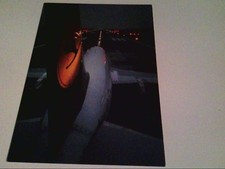 AK. Flugzeug. Lufthansa. Startbahn im Dunkeln.