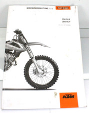 KTM 350 SX-F 350 XC-F 350SX-F 350XC-F Bedienungsanleitung Fahrerhandbuch