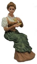 Melody Jane Puppenhaus Viktorianisch Lady Sitzender W Tasse Mit Tee Harz Figuren