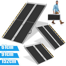 Rollstuhlrampe Alu Rampe Auffahrrampe Klappbar leicht Alurampe Auffahrschiene