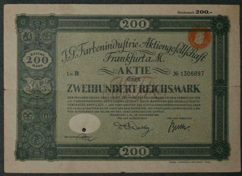 Farbenindustrie - i., g.