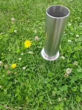 Edelstahl Gartenvase,Friedhof Vase