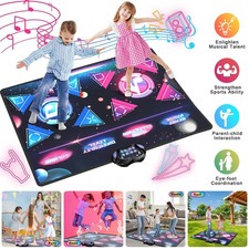 Tanzmatte Doppel Tanzmatten Tanzpad Musikmatte Kinder Tanzspielmatte 102*90*2cm