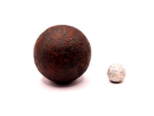 Kanonenkugel aus Eisen