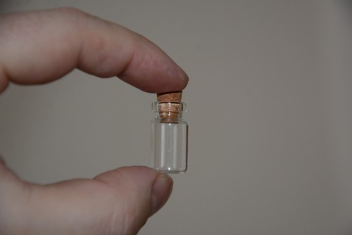 Glasfläschchen cm mit - 2,3,