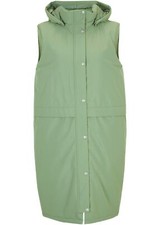 Gefütterte Weste mit Kapuze