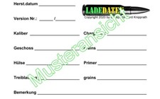 24 Ladedaten-Karten für