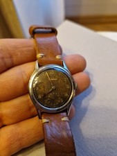 Alte Alpina Armbanduhr, vermutlich Dienstuhr Tropic Dial