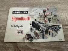 Märklin 446 Signalbuch sehr guter Zustand mit Flecken aus 11.1953