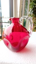 Glas Vase - FENTON GLASS - dekoratives Designereobjekt - 10 x 8 cm -