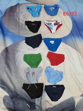 12x Kinder Slips /Unterhosen Jungen 86/92 Bekleidungspaket 