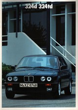 Prospekt BMW 3er 324d 324td von 2. 1987