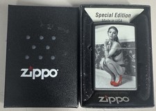 ZIPPO 2015 SEXY RED SHOE PINUP