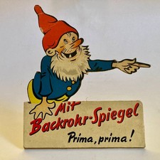 Werbeaufsteller Zwerg, "Mit