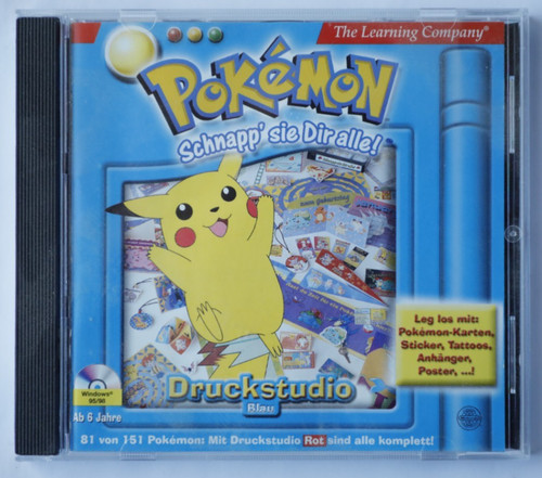 Pokemon druckstudio blau - pokemon, pc