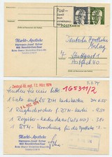71258 - Ganzsache P 101 - ZuF