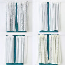 Kurze Weiße Fenstervorhänge