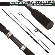 Spinnrute Factor 2,40m / 2,70m 10-30g Steckrute Angelrute Carbon spin rod Barsch