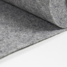 Wollfilz grau 2 mm dick