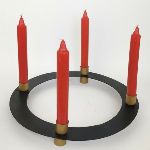 Adventskranz 30cm metall - adventskranz,