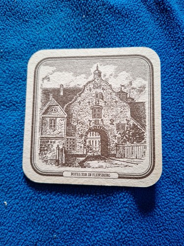 Bierdeckel flensburg rotes - flensburg,