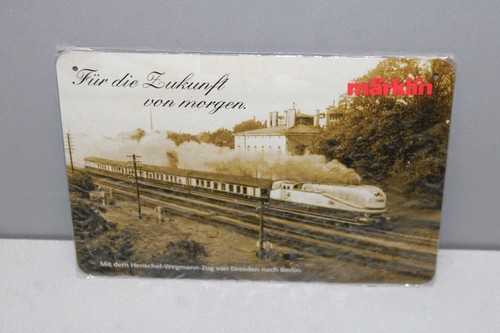 Märklin blechtafel mit - blechtafel, motiv