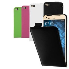 Schutzhülle für HTC Modell Flipcase Cover Case Tasche Schale Etui + Schutzfolien