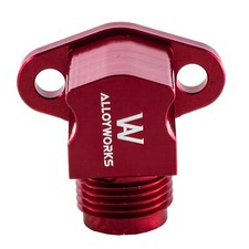 Für ATV Suzuki GSXR Rot Motor Zu Ölkühler 90 Grad Take Off Adapter DE In AN8