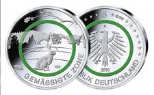5 Euro Münze "Gemässigte