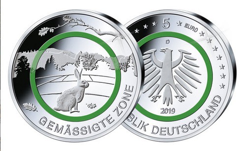 Euro münze gemässigte - euro,