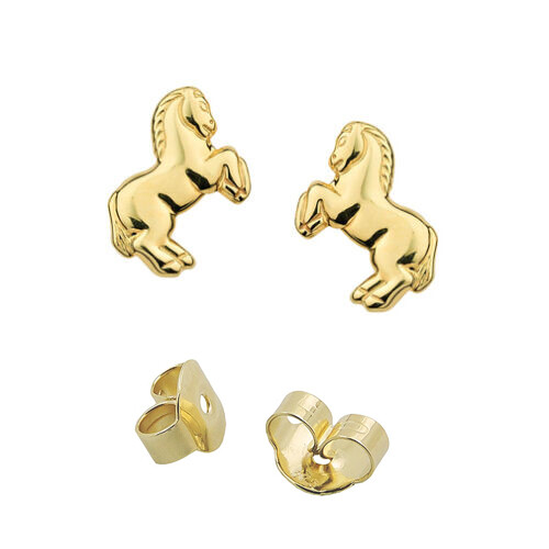 Mädchen echt gold 585 pferde - gold,