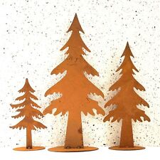 Tanne Rostdeko Edelrost Metall Weihnachtsdeko Rostdesign Weihnachtstannen