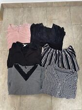 Damen Bekleidungspaket Klamottenpaket / 6 Langarmshirts Shirts Blusen Größe XS