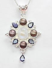 Iolith Anhänger Silber 925