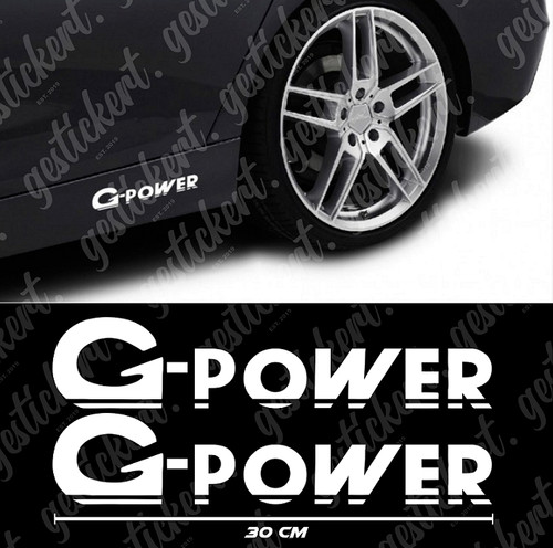 G power aufkleber - cm, g-power