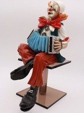 Formano Clown Kantenhocker Vivian C. 1996 Kunsthandwerk Italy mit Bruch 1#F