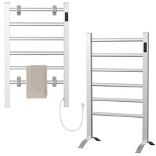 Badheizkörper Heizkörper Elektrisch 100w Handtuchtrockner Silber Handtuchwärmer