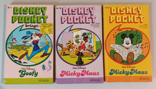 Disney Pocket - 3 Taschenbücher - Nr. 3 Goofy, Nr. 10 und Nr. 14 Micky Maus
