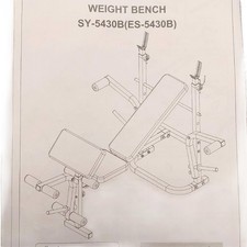 ISE Multifunktional Trainingsbank Hantelbank verstellbar Klappba - Unvollständig