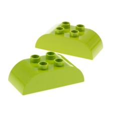 2x Lego Duplo Dachstein 2x4