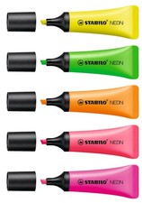 Textmarker Schwan-STABILO NEON. Highlighter in Tubenform - Alle Farben! NEU!