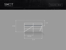 20qm Stahlgerüst 4x5m scaff